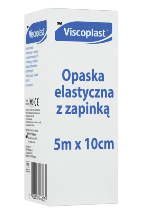 Opaska elastyczna z zapinką Viscoplast 5m x 10cm 1szt 7100231043